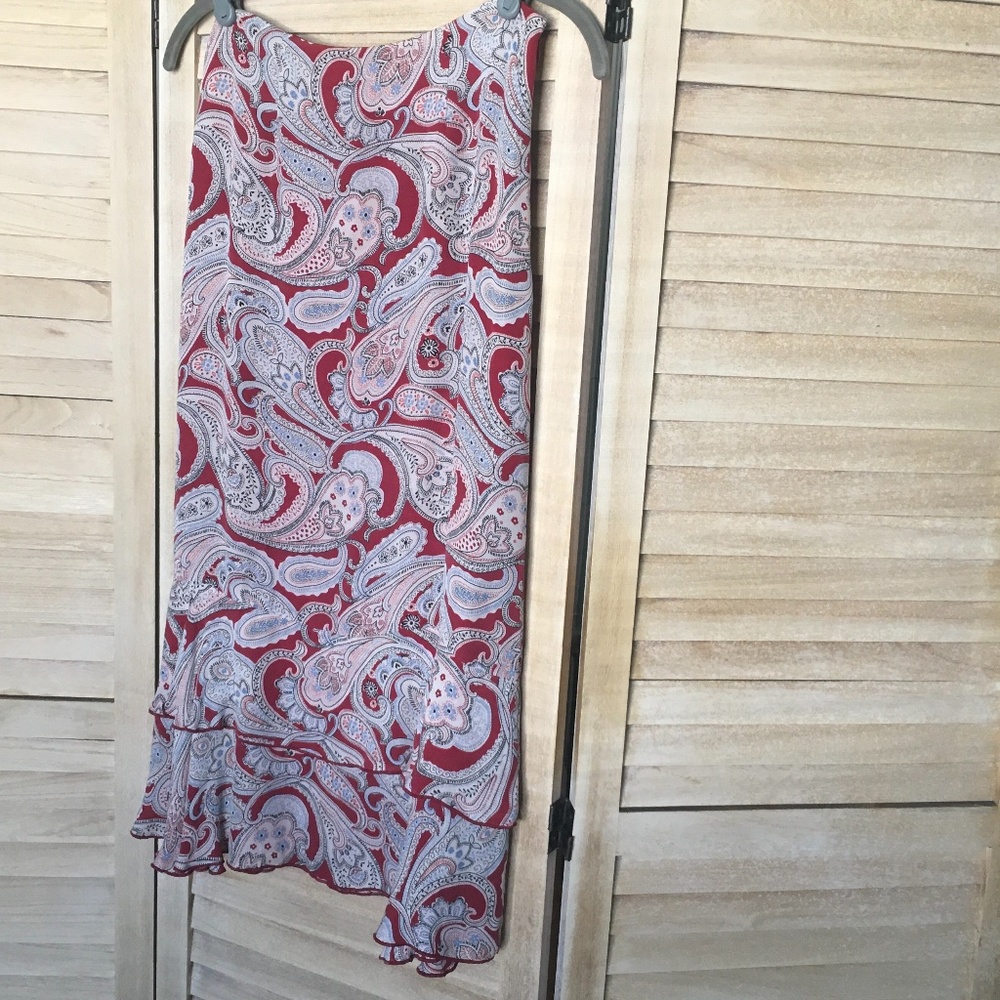 Vintage Harold’s Paisley Print Midi Skirt - Size 2